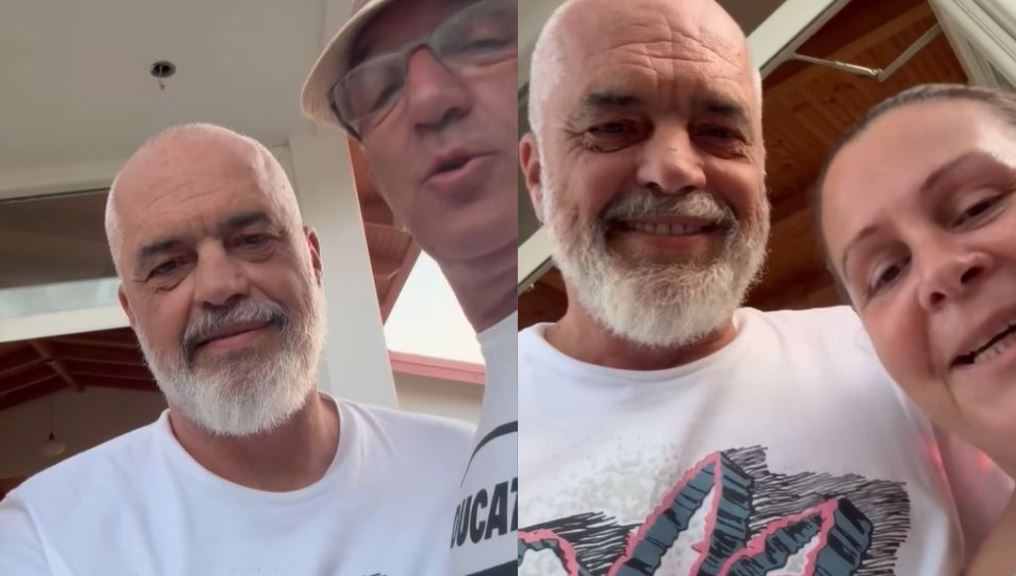 “Më mirë se vjet”, Rama publikon videon me pronarët e një biznesi në Dhërmi, klientët nga Kosova: Jemi gjithmonë këtu, në Shqipërinë tonë