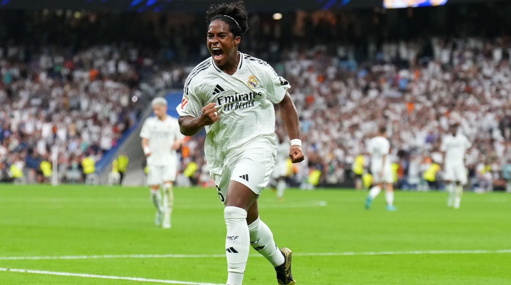 FOTO/ Madridi në festë për Endrick, talenti brazilian e bën “sefte”, e bekon dhe Ancelotti (VIDEO)