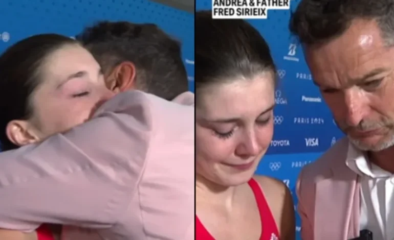 U rendit e gjashta/ Zhytësja olimpike nuk e pret mirë, takimi mes lotësh me të atin