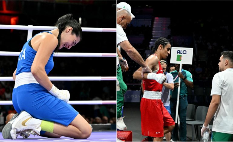 VIDEO/ Boksierja italiane tërhiqet nga dueli me transgjinoren pas 45 sekondash, në rrjet “shpërthejnë” polemikat, reagon dhe Meloni