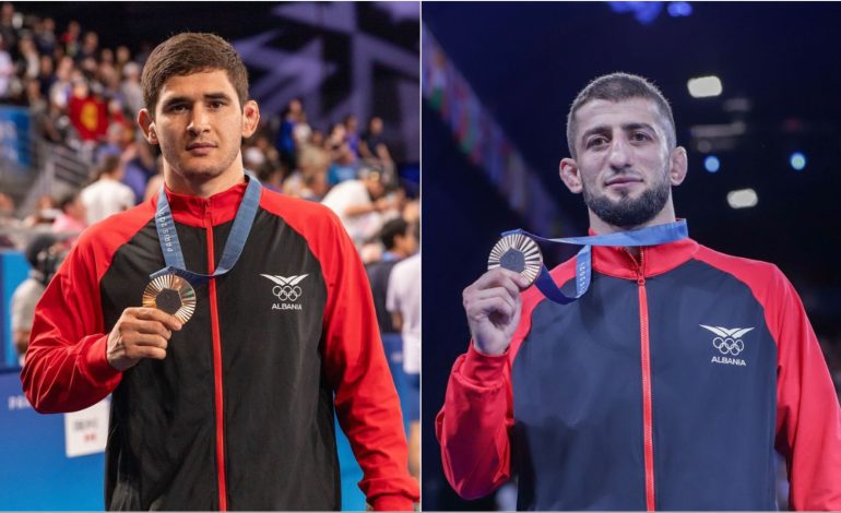 Fituan medaljet e para për Shqipërinë në Lojërat Olimpike, Valiev dhe Dudaev: Herën tjetër luftojmë për të artën