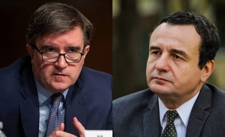 SHBA paralajmëron hapur Kurtin, O`Brien: Ndale hovin, po ben veprime te pakoordinuara…