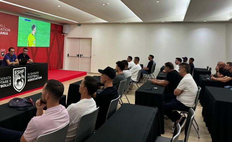 Sezoni i ri 2024-25/ FSHF organizon takim me ekipet e Kategorisë Superiore për rregulloren e arbitrimit