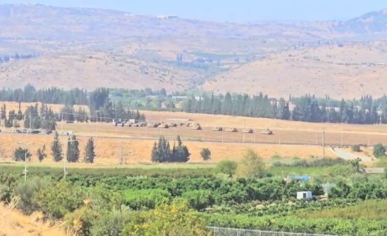 Grumbull i madh tankesh në gatishmëri! Gazetari i Top Channel në pikën më të nxehtë të Izraelit, në kufi me Libanin e Sirinë