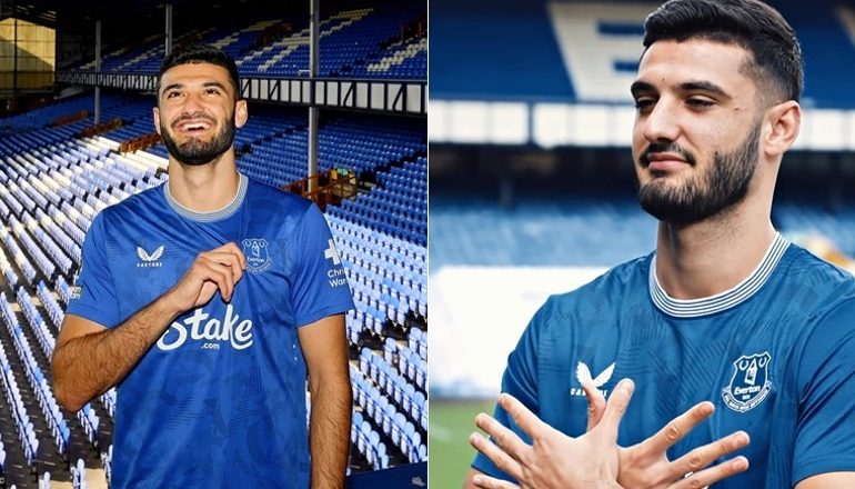 Zyrtare/ Armando Broja prezantohet te Evertoni, bën shqiponjën