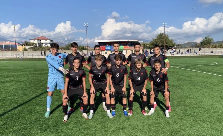 Shqipëria U-15 fiton miqësoren e dytë ndaj Malit të Zi me rezultatin 3-2