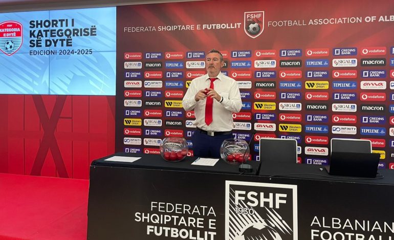 Kategoria e Dytë/ Hidhet shorti, klubet e grupeve A dhe B mësojnë kalendarin e sezonit 2024/25