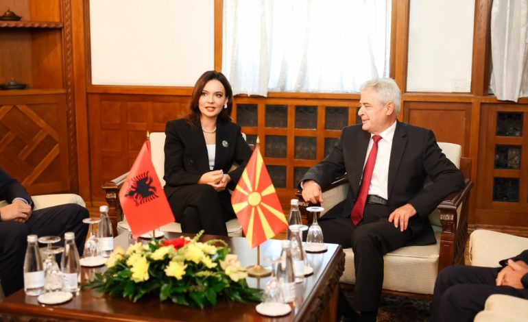 Vizita në Shkup, Spiropali takohet me kryetarin e BDI dhe ish-kryeministrin e Maqedonisë së Veriut: Krenarë mbi rolin e shqiptarëve këtu