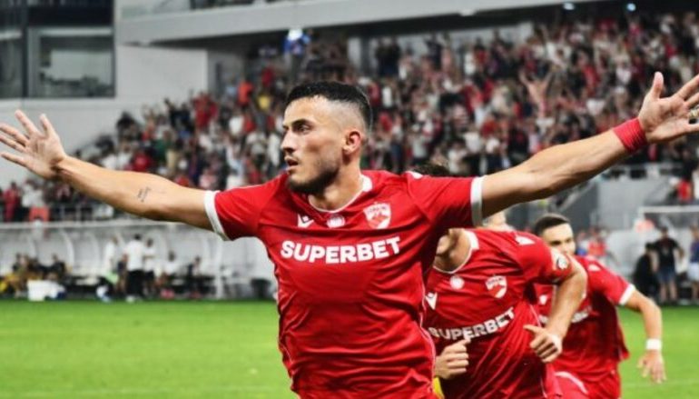 VIDEO/ Gjashtë gola në 11 javë, sulmuesi shqiptar bën bomberin te Dinamo e Bukureshtit