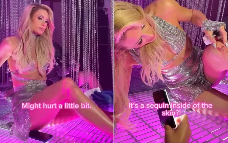 Paris Hilton pëson një incident teksa regjistronte video për klipin e saj të ri