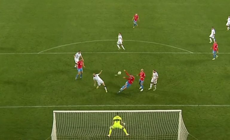 LIVE REP. ÇEKE-SHQIPËRI/ Nis pjesa e dytë në Pragë, kuqezinjtë kërkojnë golin e barazimit (VIDEO)