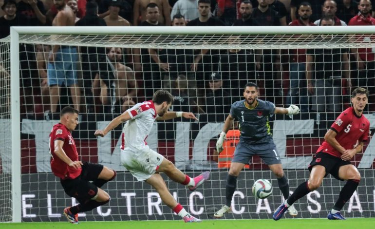 Vlerësim maksimal, UEFA cakton arbitrin e Gjeorgji-Shqipëri