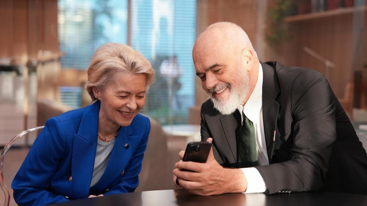 Ursula Von der Leyen në Tiranë, Rama publikon fotot! Çfarë ndodhi gjatë vizitës