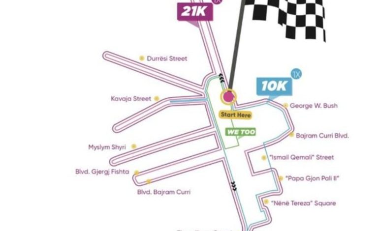 Nesër Maratona e Tiranës, njihuni me oraret dhe akset rrugore që do të bllokohen! Rrugët alternative që duhet të zgjidhni  