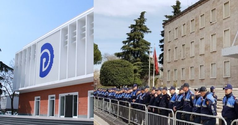 Protestë pa fjalime, Noka mbledh në zyrë drejtuesit e PD për skenarin. Policia nxjerr në terren 1200 efektivë