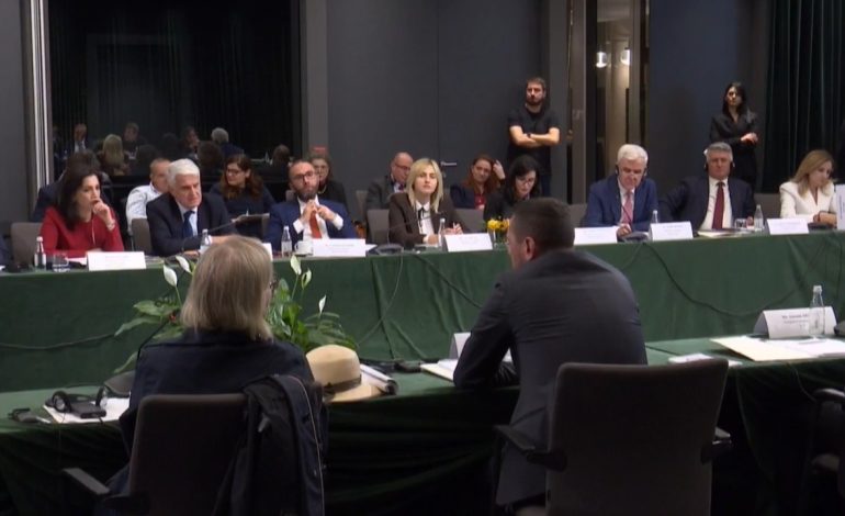 Gjekmarkaj, i vetmi deputet i PD që flet për Salianjin në tryezën e përbashkët me eurodeputetët: I burgosur politik që nuk ka qenë asnjë ditë në pushtet