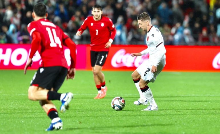 Thyhet një tabu, hera e parë që Kombëtarja e Shqipërisë fiton në Gjeorgji