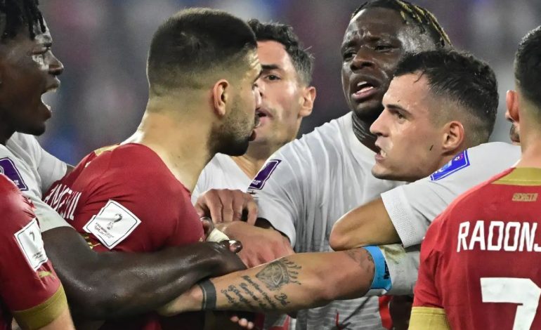 Serbi-Zvicër, Xhaka udhëheq Helvetët si kapiten