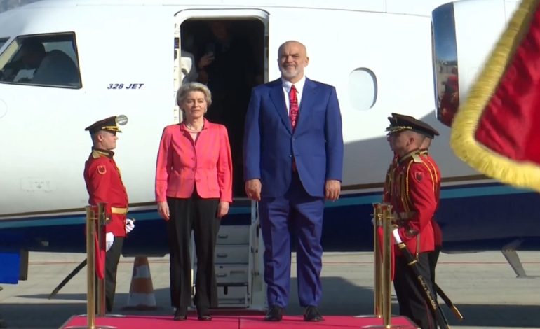 Von der Leyen vizitë zyrtare në Tiranë! Nga takimi me Ramën në Kryeministri tek konferenca për shtyp, zbardhet agjenda e ditës së sotme