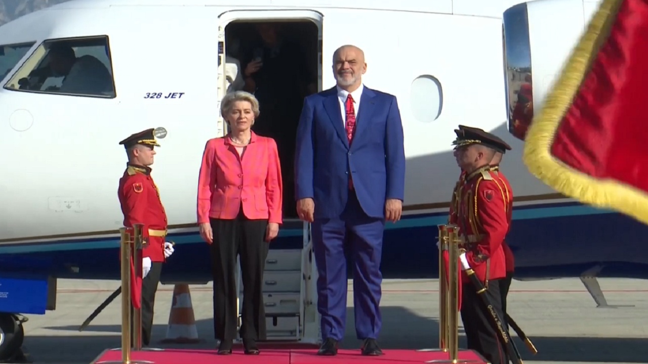 Von der Leyen vizitë zyrtare në Tiranë! Nga takimi me Ramën në Kryeministri tek konferenca për shtyp, zbardhet agjenda e ditës së sotme