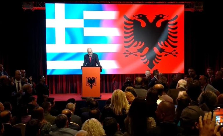 “Dikur merrnit rrugën për në atdhe, sot jeni votues me të drejta të plota”, Rama kërkon votën e shqiptarëve në Selanik: Ta bëjmë Shqipërinë anëtare në BE brenda vitit 2030