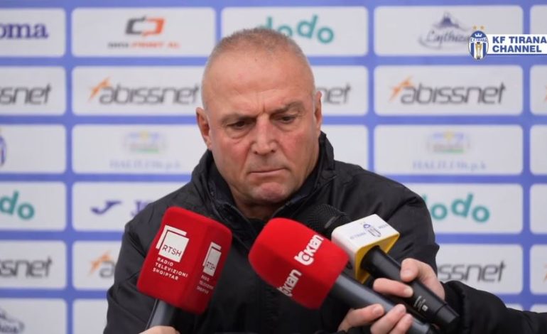 Derbi i kryeqytetit, flet trajneri i Tiranës: Jemi përgatitur si duhet, edhe tifozët do na ndihmojnë