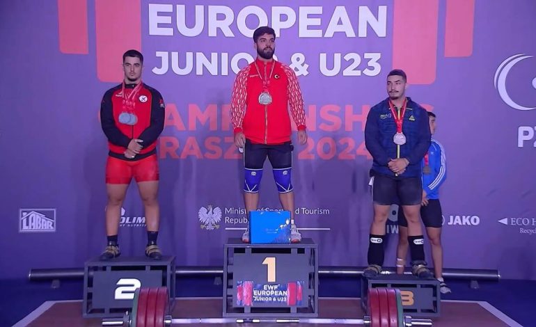 “Tripletë” medaljesh, Kofsha shkëlqen në Evropianin e Peshëngritjes (VIDEO)