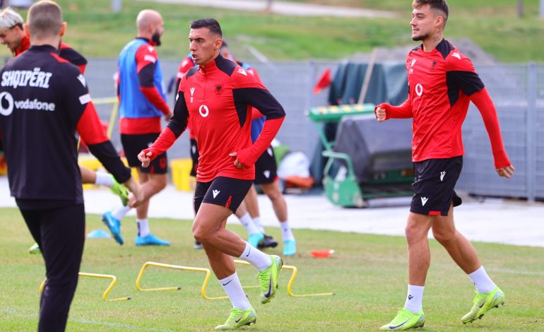 Nations League/ Kombëtarja zhvillon seancën e radhës stërvitore, grupi i plotë nën urdhrat e trajnerit Silvinjo