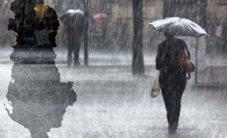 Reshje intensive shiu dhe temperatura të ulëta, parashikimi i motit për këtë të enjte