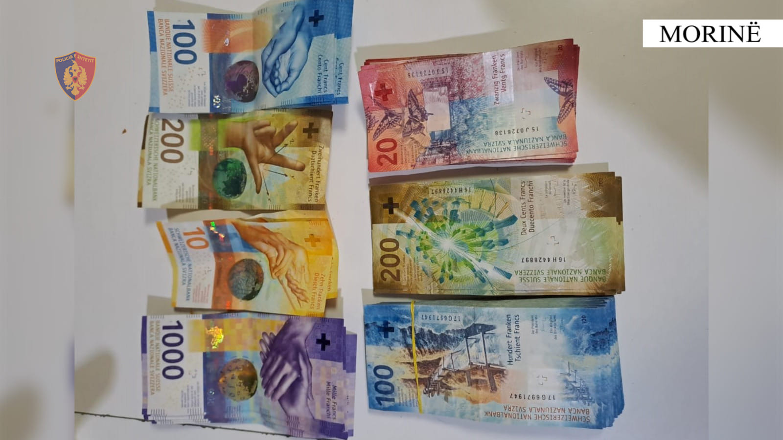 Tentuan të fusnin në Shqipëri 21 mijë franga zviceriane të pa deklaruara, procedohen penalisht dy të rinj nga Kosova