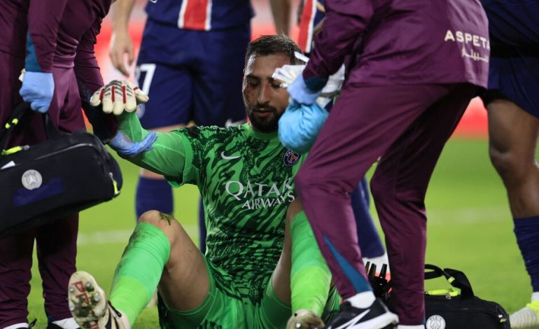 Goditi me taka në fytyrë Donnarumman, lojtari i Monacos i kërkon ndjesë portierit