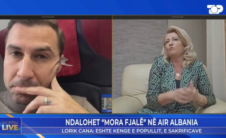 “Mora Fjalë” ndalohet të këndohet në stadium, reagojnë Shkurte Fejza dhe Lorik Cana