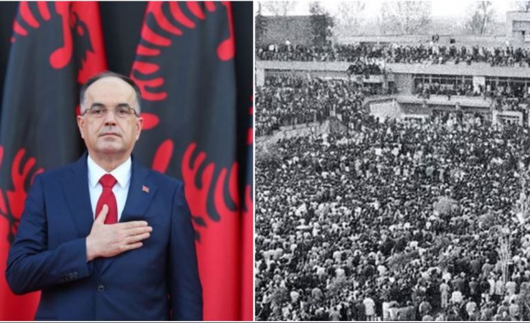 “34 vjet më parë, studentët ndryshuan rrjedhën e historisë”- Sot Dita Kombëtare e Rinisë/ Presidenti Begaj: Festojmë shpirtin rinor të brezave që do ta çojnë gjithnjë përpara Shqipërinë!