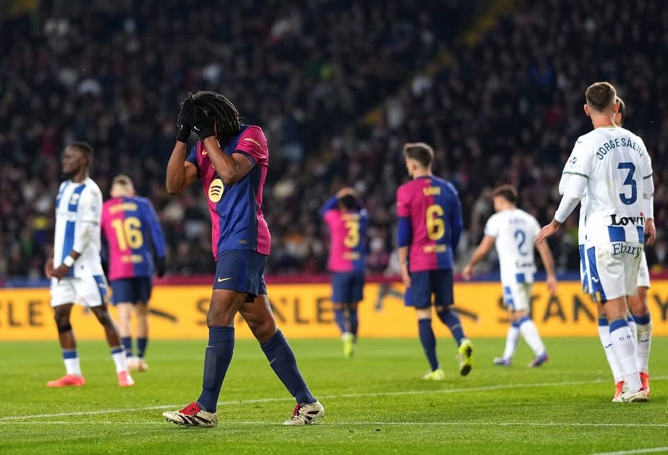 Leganes “gjunjëzon” Barcelonën, ndaj katalanasve vendos një gol