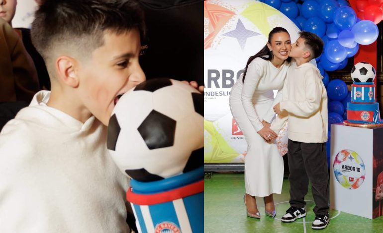 FOTOLAJM/ Bora Zemani ndan fotot e veçanta nga festa e ditëlindjes së djalit! Krah saj shfaqet Donald Veshaj, nuk mungon as ish-partneri i moderatores