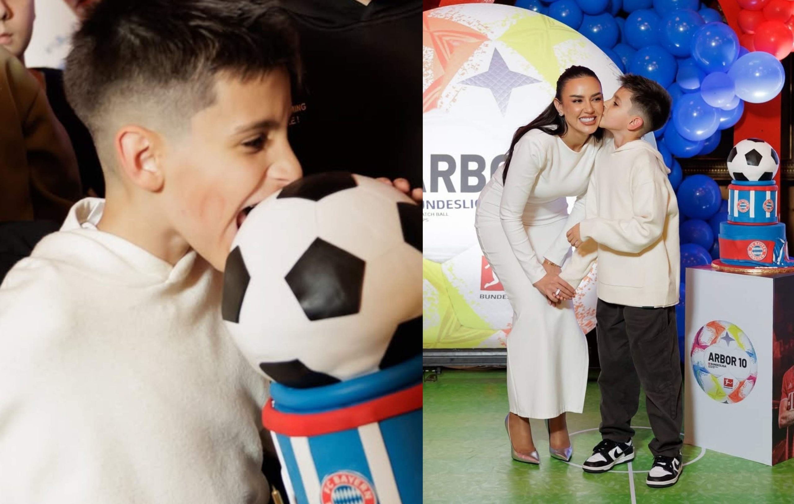 FOTOLAJM/ Bora Zemani ndan fotot e veçanta nga festa e ditëlindjes së djalit! Krah saj shfaqet Donald Veshaj, nuk mungon as ish-partneri i moderatores