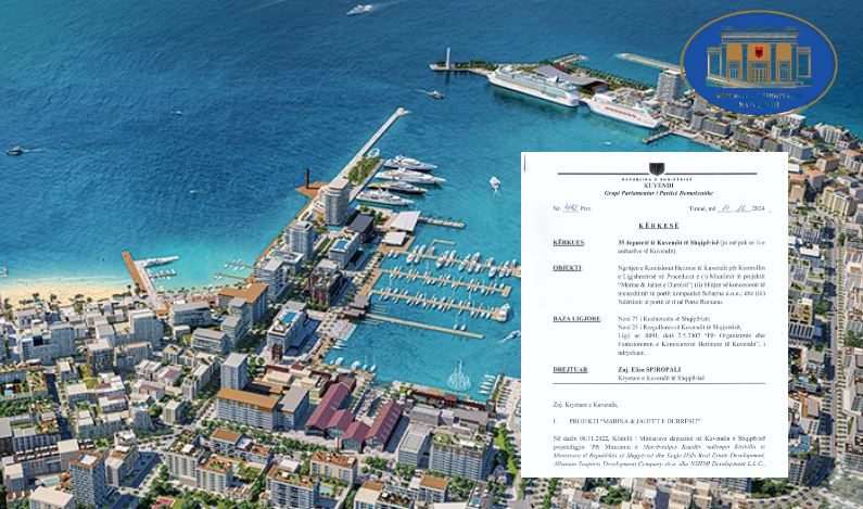 Grupi i PD kërkesë Kuvendit për ngritjen e një komisioni hetimor ndaj projektit “Marina & Jahtet e Durrësit”! Nënshkruajnë 39 deputetë: Të verifikohet ligjshmëria