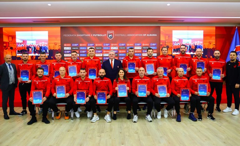 Mbyllet me sukses edicioni i 9-të i kursit UEFA PRO/ Duka: Uroj të ndihmoni futbollin shqiptar. Dera e FSHF, gjithmonë e hapur për të gjithë