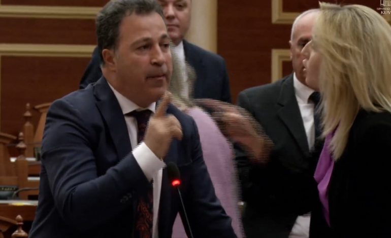 Peleshi kërkoi ndërprerjen e seancës, Ina Zhupa i shkon kreut të grupit të PS: Po ti Niko, i thua gruas tënde ruse?