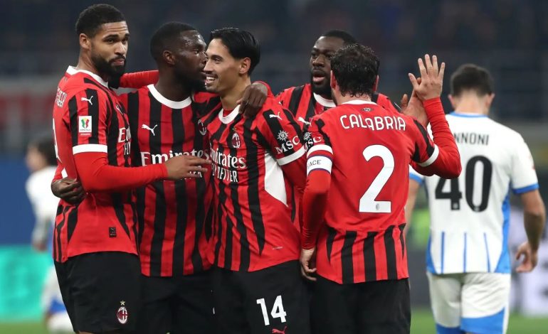 Milan luan “tenis” me Sassuolo-n, “djalli” fluturon në çerekfinale, Fonseca: Ishim të shkëlqyer