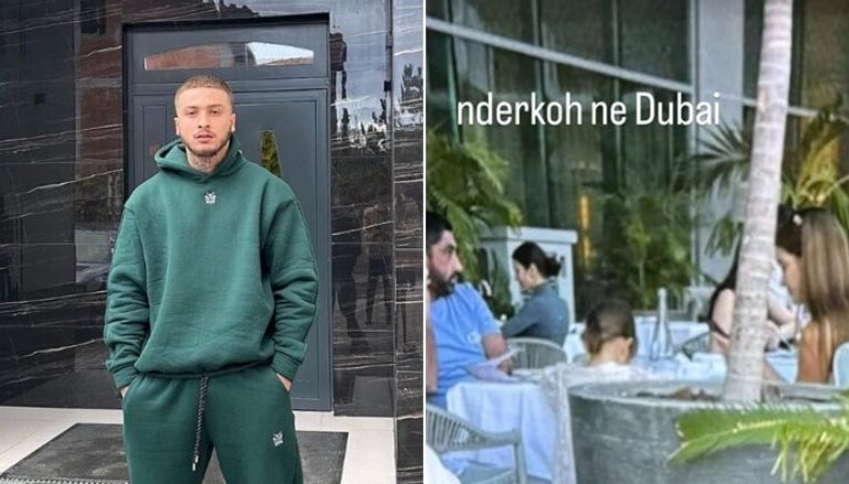 Fero publikon fotografi të Arbenita Ismajlit me një mashkull në Dubai