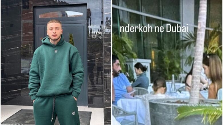 Fero publikon fotografi të Arbenita Ismajlit me një mashkull në Dubai