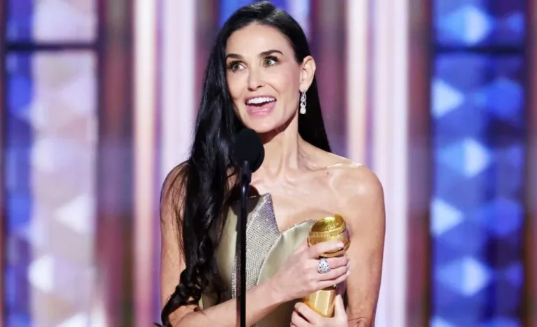 Demi Moore kryeson garën për Oscar pas fitimit të Golden Globes