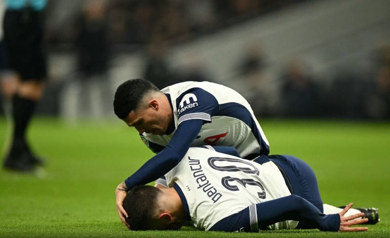 FOTO/ Tottenham “thyen” Liverpool, por Bentancur tremb “gjelat”, uruguaiani shembet në tokë, reagon klubi dhe trajneri (VIDEO)