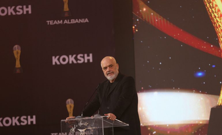 Mbrëmja gala “Yjet e Sportit”, kryeministri Rama: Të shtojmë disiplinat sportive në shkolla