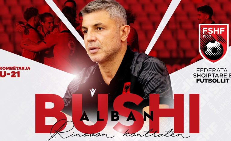 Zyrtare / Trajneri i Kombëtares U-21, Alban Bushi rinovon kontratën me FSHF-në