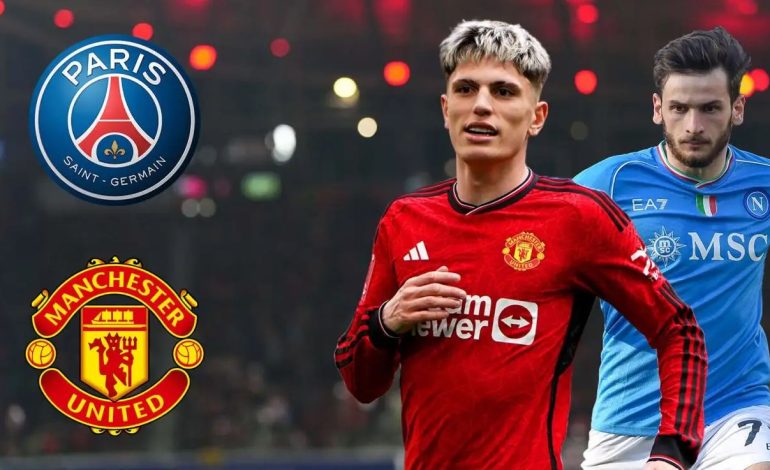 Kvartskhelia drejt Parisit, Napoli tenton Garnacho-n, në listë edhe Zhegrova