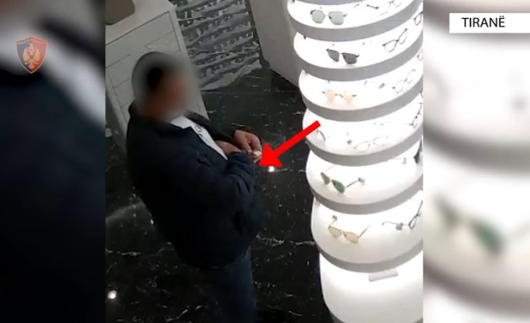 Hajdut serial! Kapet 40-vjeçari në Tiranë, vodhi sende me vlerë mbi 11 mijë euro në të njëjtin dyqan për 4 muaj rresht
