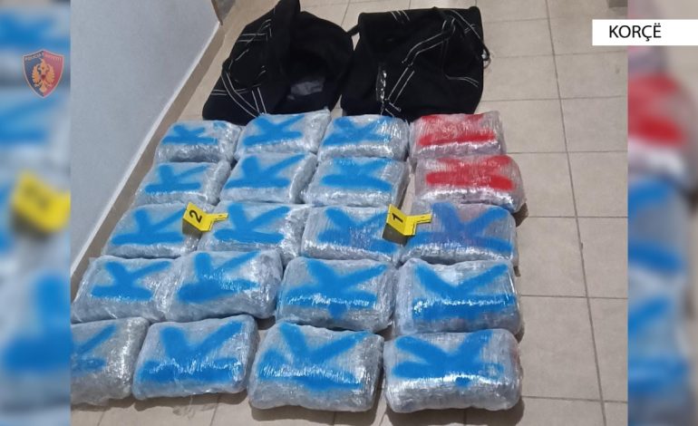 Korçë/Parandalohet një rast i tentativës për trafikim të lëndëve narkotike drejt Greqisë