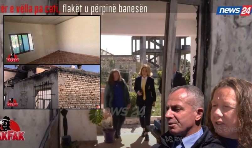 “Migjenianët”/ Flakët iu përpinë banesën dhe ngelën në qiell të hapur, Bashkia Divjakë nuk ua rregullon dot prej zgjedhjeve. “Tak Fak” u ndërton shtëpi vëlla e motër (VIDEO)
